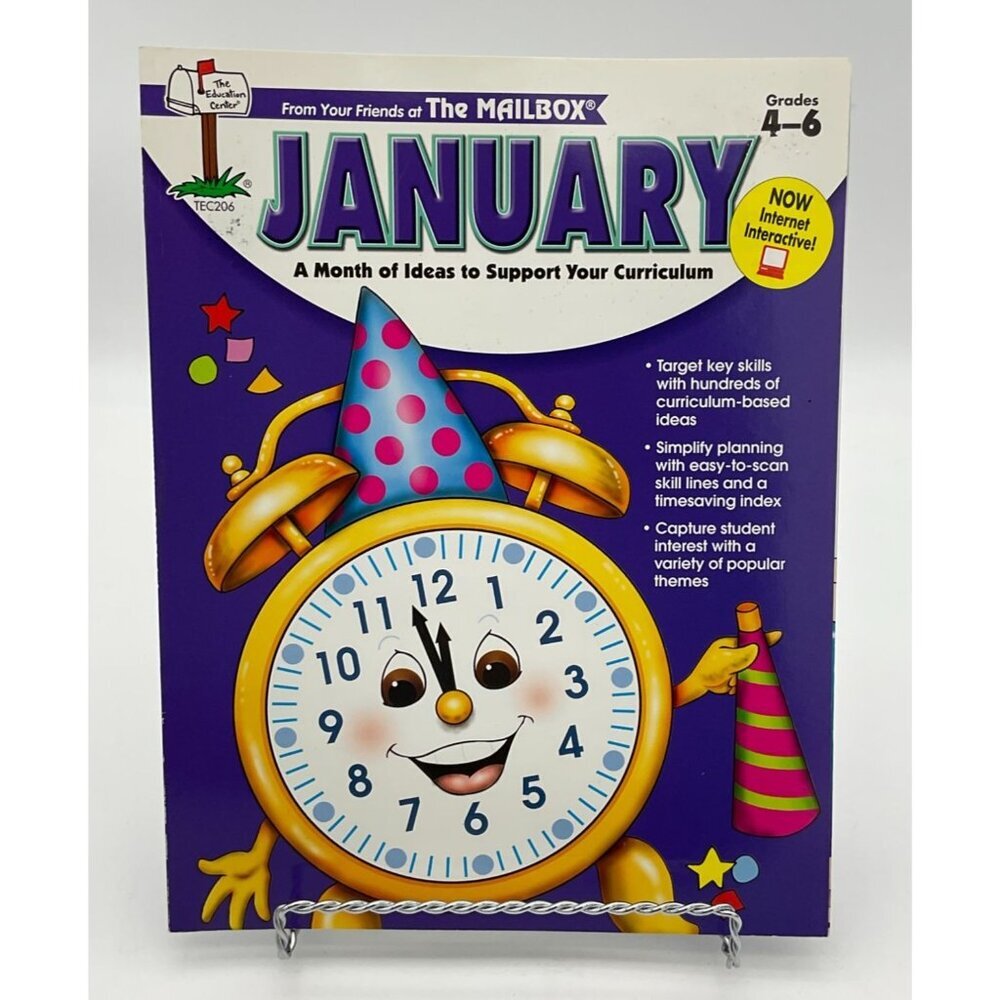 The Mailbox January Grades 4-6 Monthly Idea Book For Curriculum Support